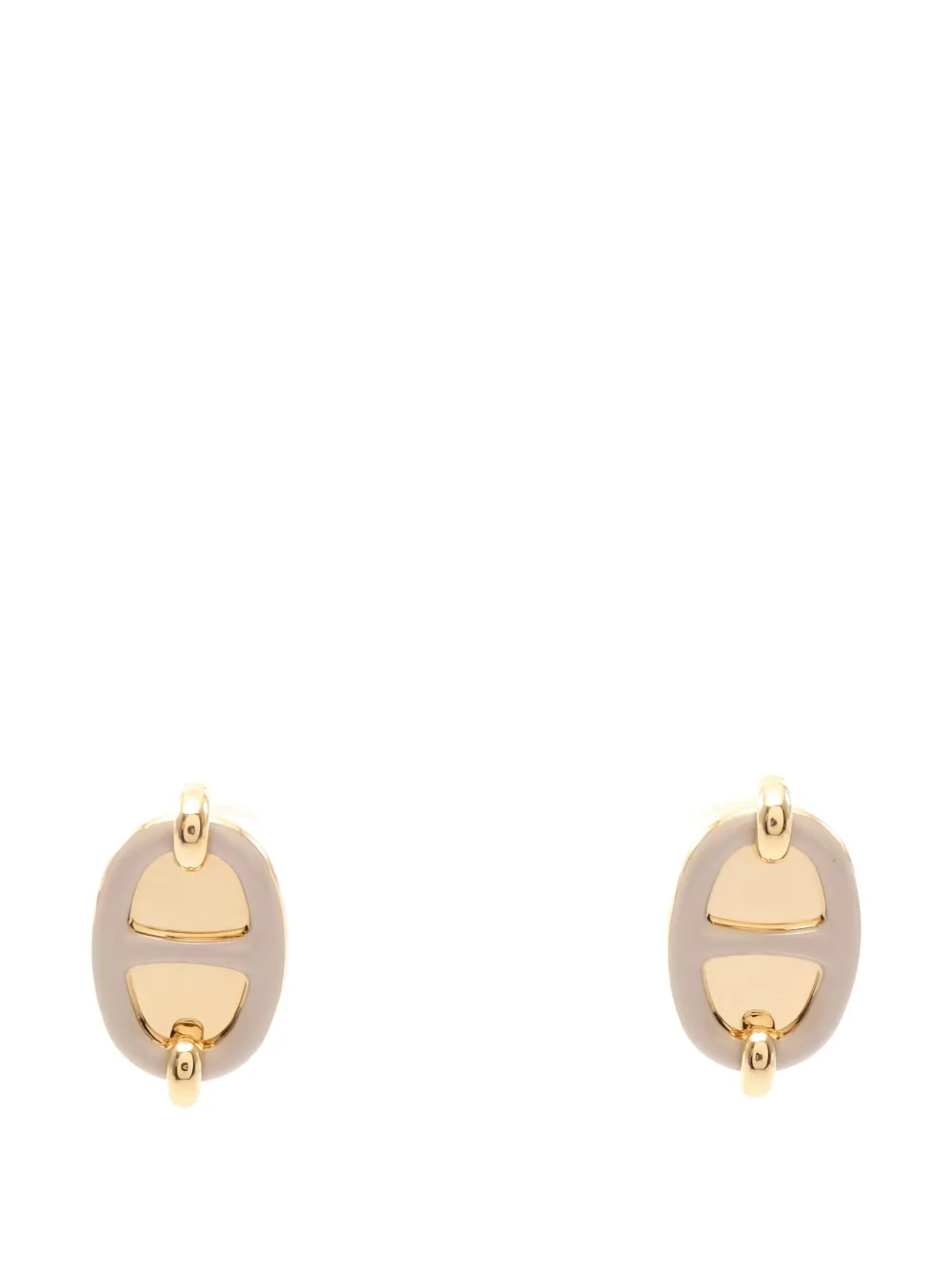 Hermès Pre-Owned 2010s mini Mailon earrings - Oro