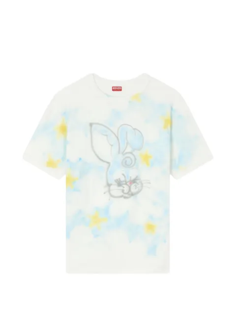 Kenzo rabbit-print T-shirt