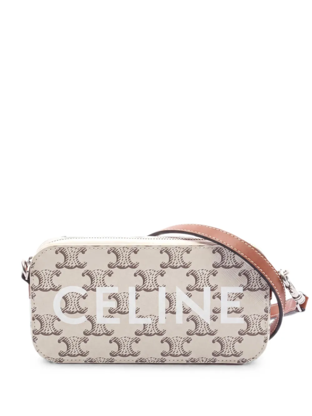 Celine Pre-Owned Borsa a spalla Triomphe anni 2010 - Toni neutri