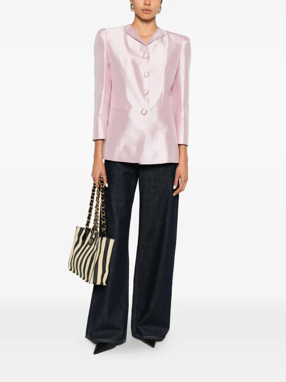 Valentino Garavani Jas met knopen Roze