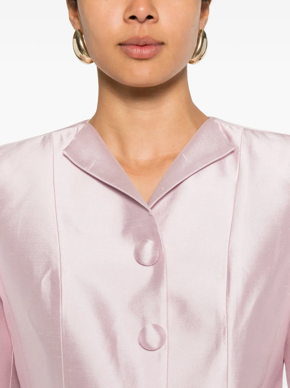 Valentino Garavani Jas met knopen Roze