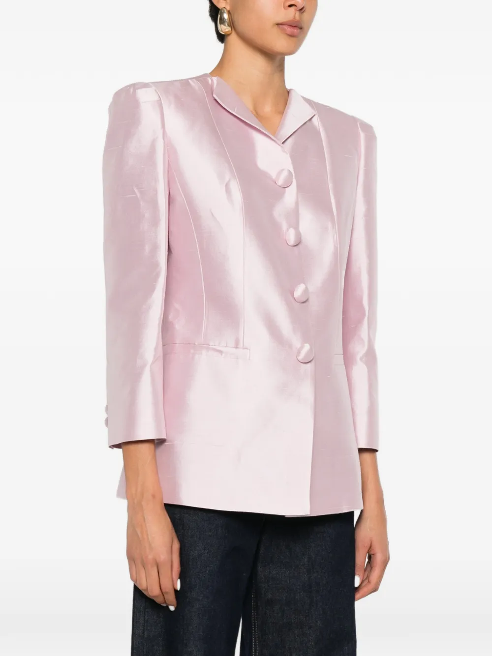 Valentino Garavani Jas met knopen Roze