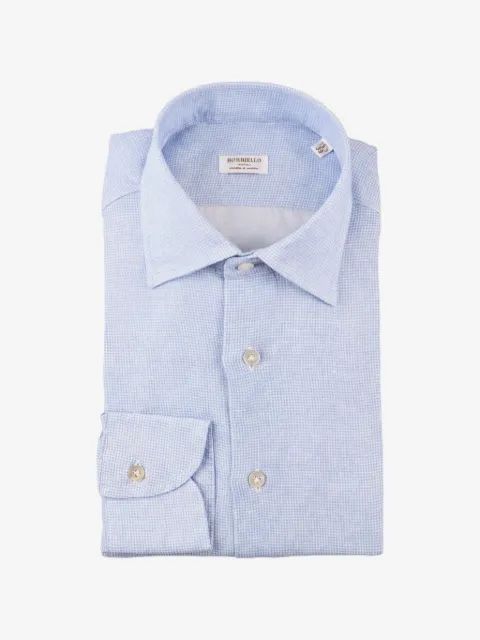 BORRIELLO NAPOLI houndstooth-pattern shirt