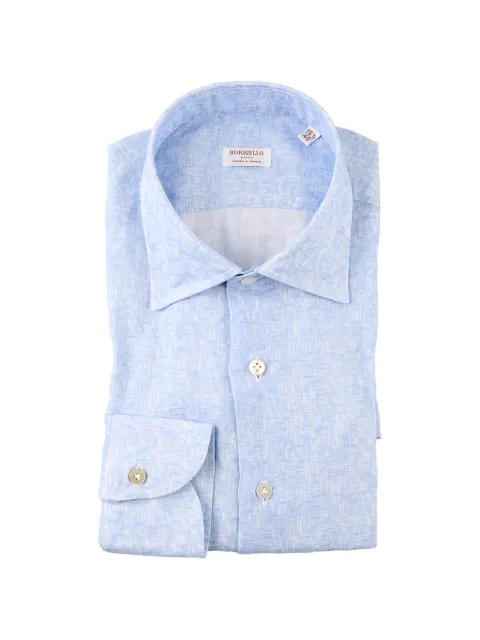BORRIELLO NAPOLI spread-collar button-up shirt