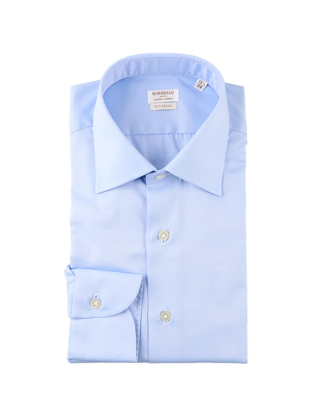 BORRIELLO NAPOLI twill-weave shirt - Blu