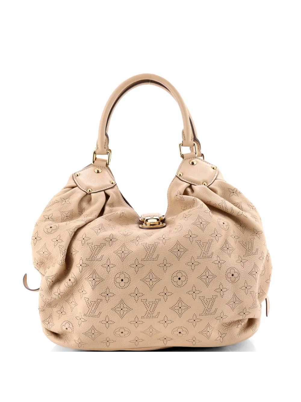 Louis Vuitton Pre-Owned L Mahina Leather hobo bag - Toni neutri