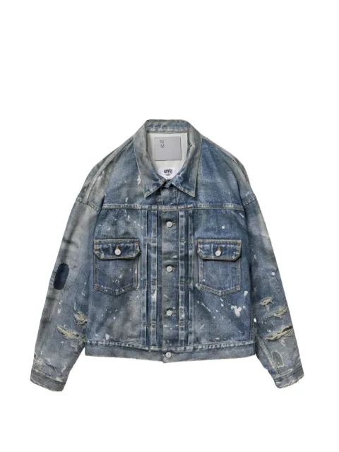 Junya Watanabe MAN paint-splash denim jacket