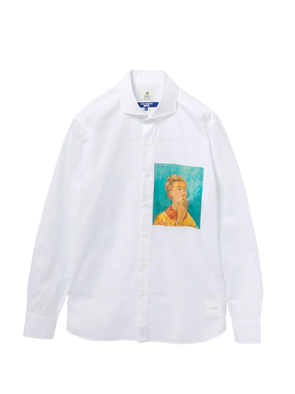 Junya Watanabe MAN Tove Jansson shirt - Weiß