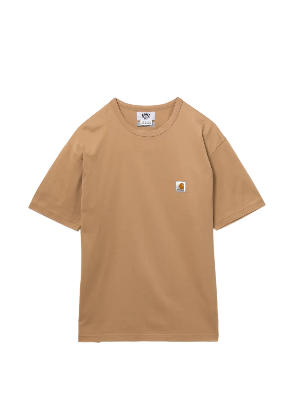 Junya Watanabe MAN x Carhartt logo-patch T-shirt - Marrone