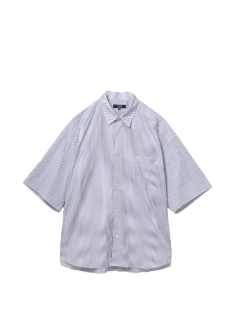 Comme des Garçons Homme camisa con rayas estampadas