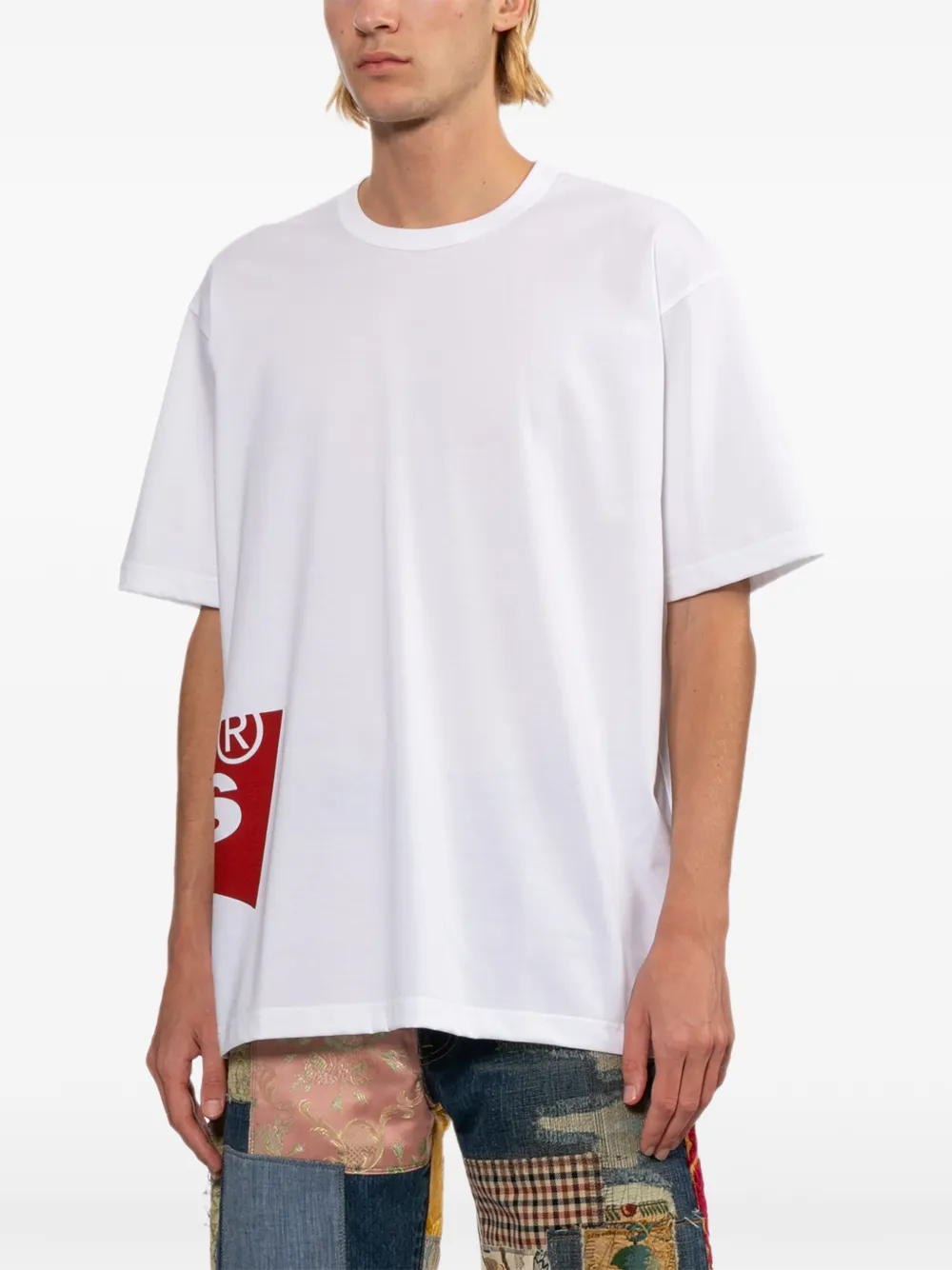 Junya Watanabe MAN x Levi's T-shirt met logoprint Beige