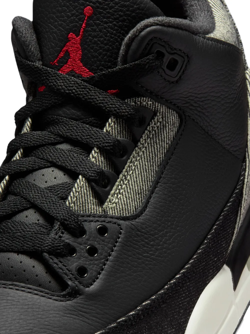 Levi's x Jordan Air Jordan 3 sneakers Zwart