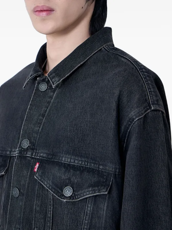 Levi's x Jordan デニムジャケット | ブラック | FARFETCH JP