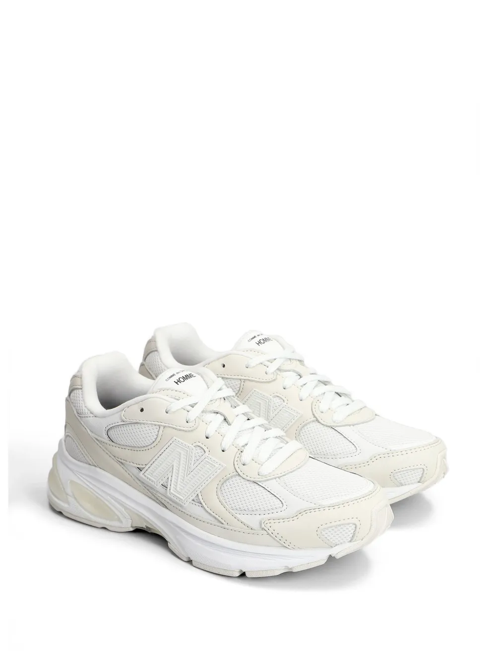 New Balance x Comme Des Garçons Homme panelled sneakers Beige