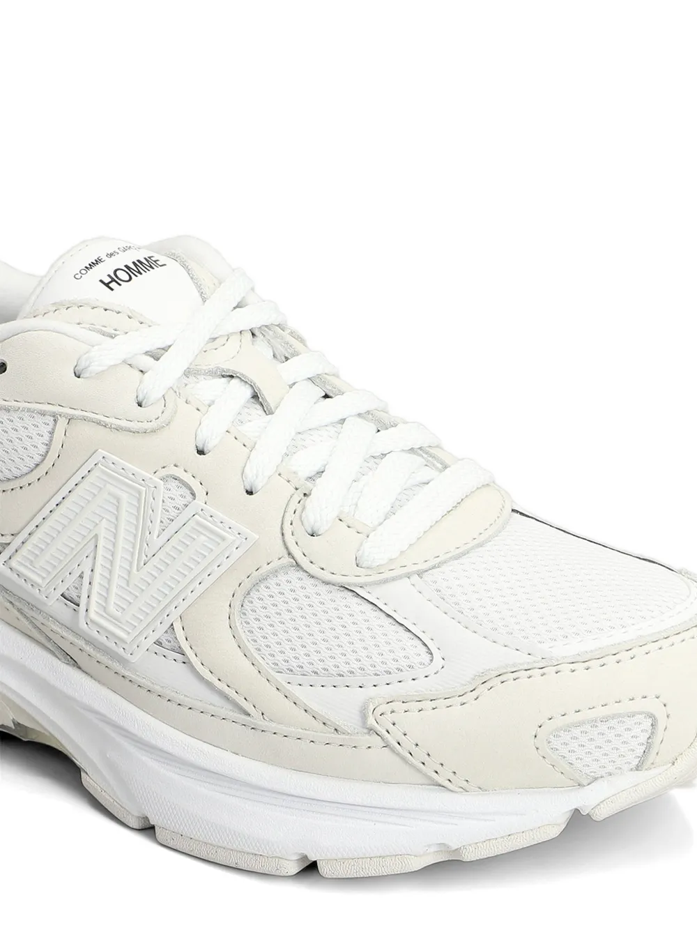 New Balance x Comme Des Garçons Homme panelled sneakers Beige