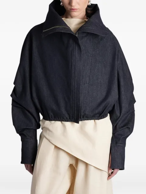 BATAKOVIC Belgrade funnel-neck denim jacket