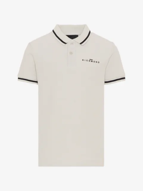John Richmond Junior playera tipo polo con logo estampado