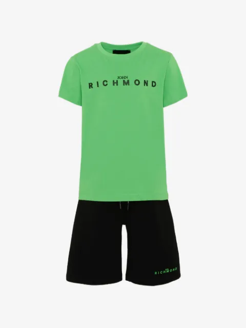 John Richmond Junior logo-print cotton tracksuit set