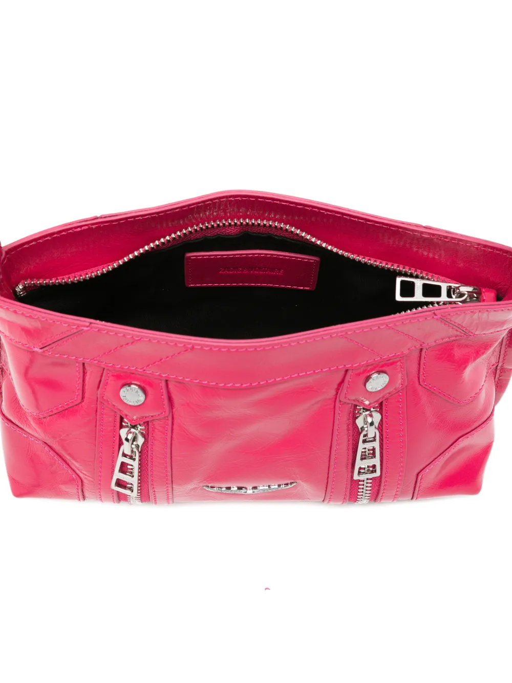 Zadig&Voltaire Sunny Mood lakleren schoudertas Roze