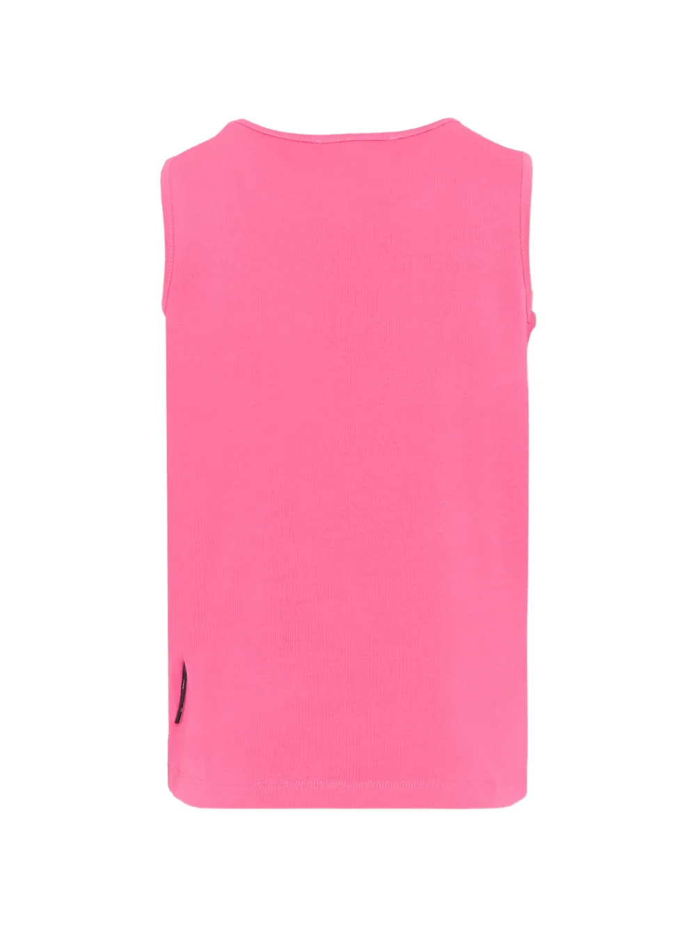 John Richmond Junior Geribbelde top met logoprint Roze