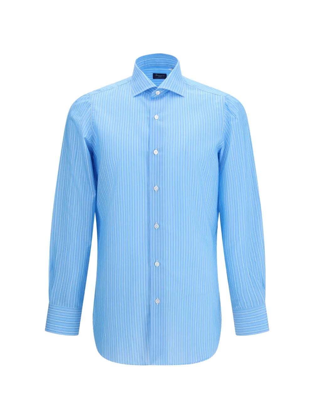 Finamore 1925 Napoli striped cotton shirt - Blau