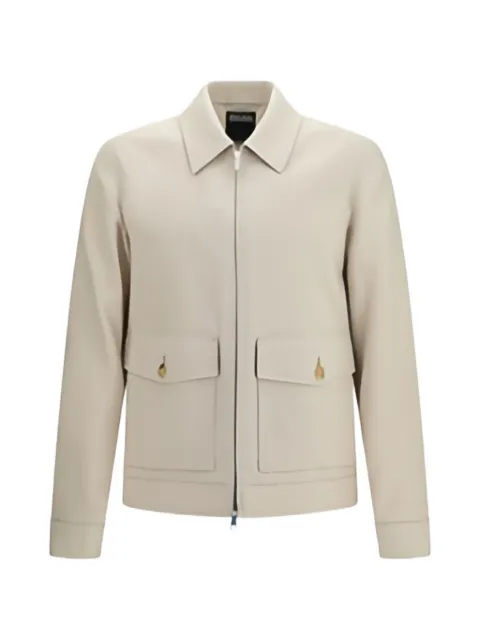 Zegna Oasi flap-pocket zip-up jacket