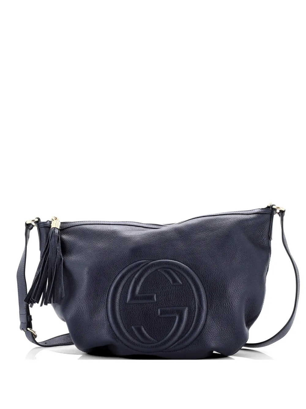 Gucci Pre-Owned Borsa a spalla Soho media in pelle - Blu