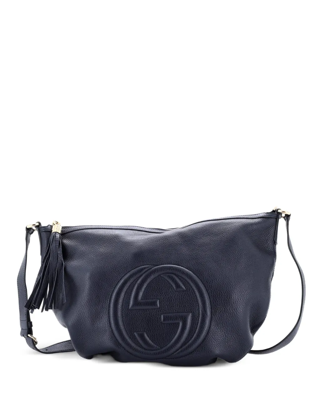 Gucci Pre-Owned Borsa a spalla Soho media in pelle - Blu