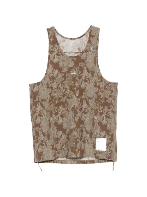 Satisfy camouflage-print vest