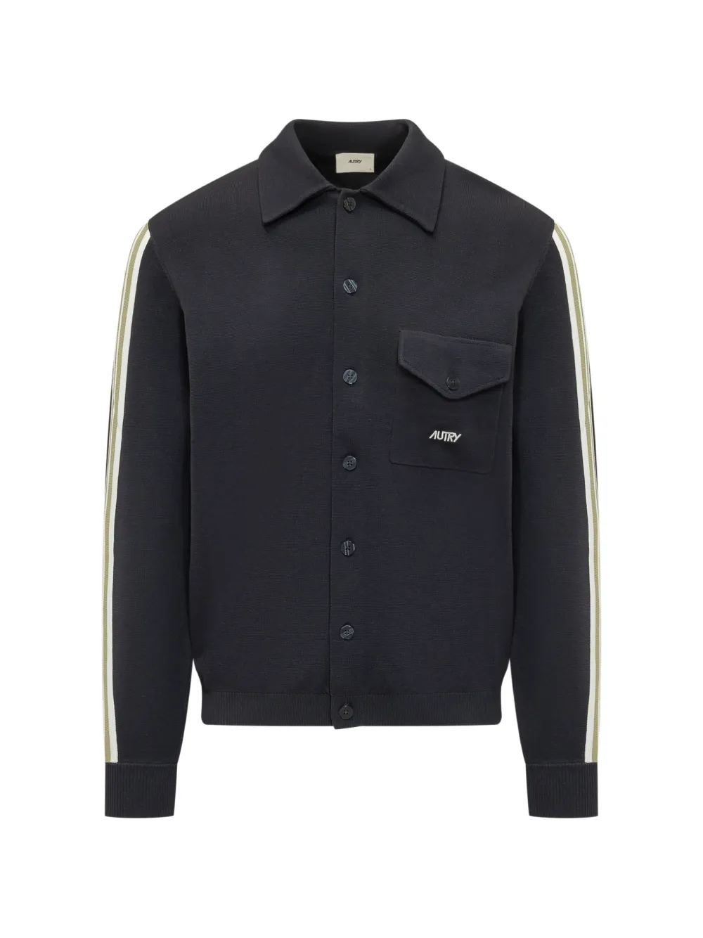 Autry logo-print side-stripe jacket - Nero