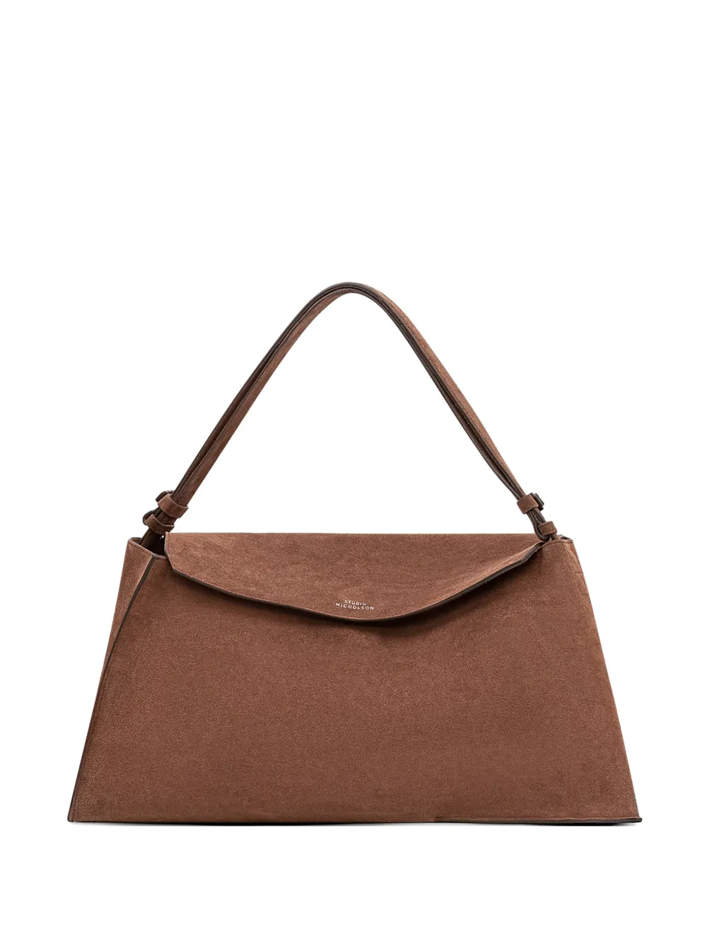 Studio Nicholson Shiboru suede shoulder bag - Marrone
