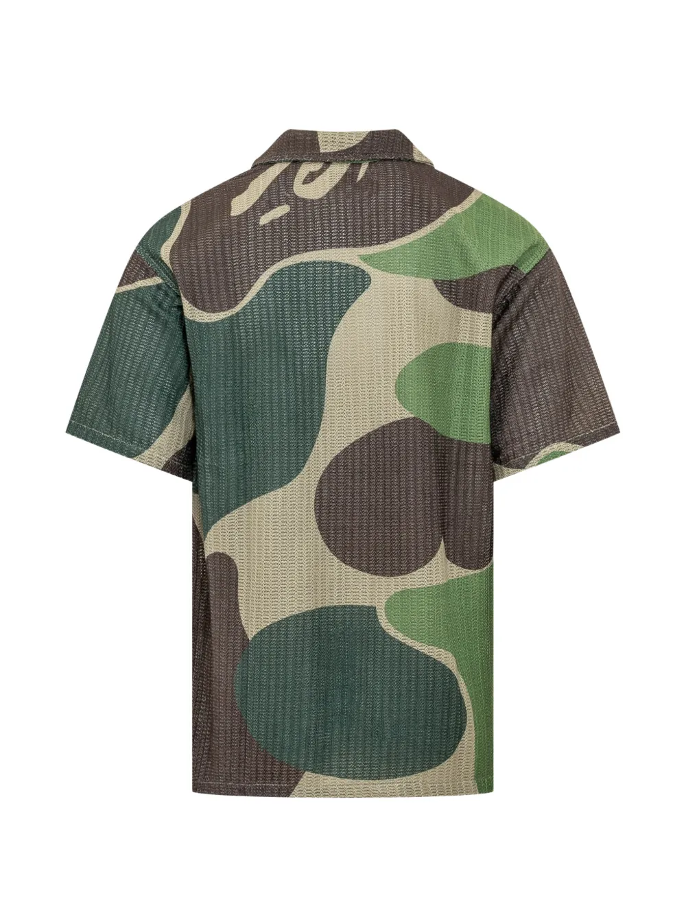 A BATHING APE Mega ABC Camo overhemd met patroon Groen