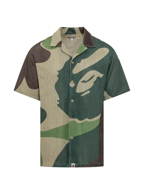 A BATHING APE® Mega ABC Camo pattern shirt