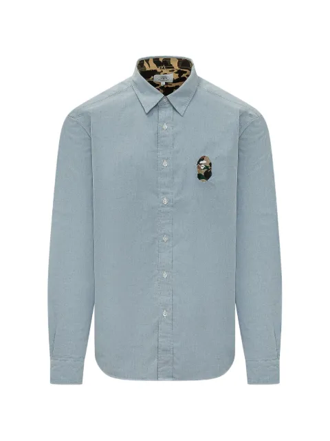 A BATHING APE® 1st camo logo-patch shirt