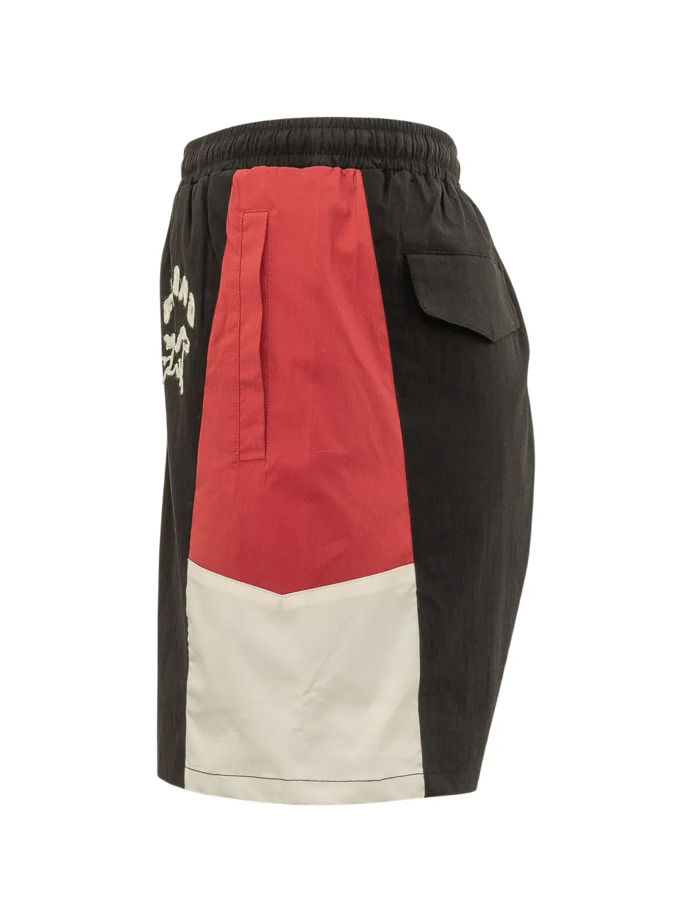  Found Bermudas Con Logo Bordado - Negro 
