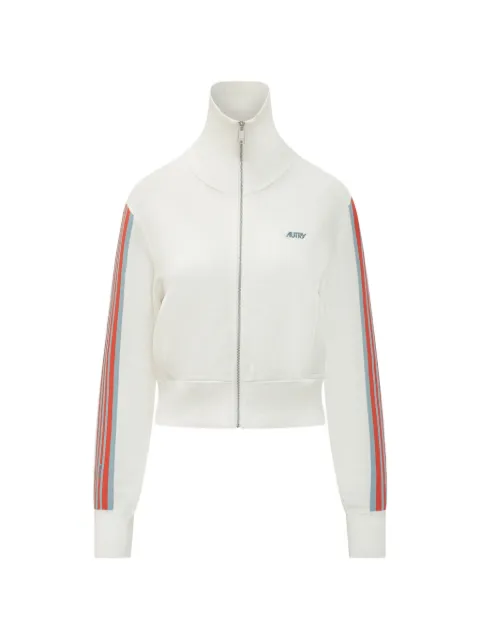 Autry logo-patch side-stripe jacket