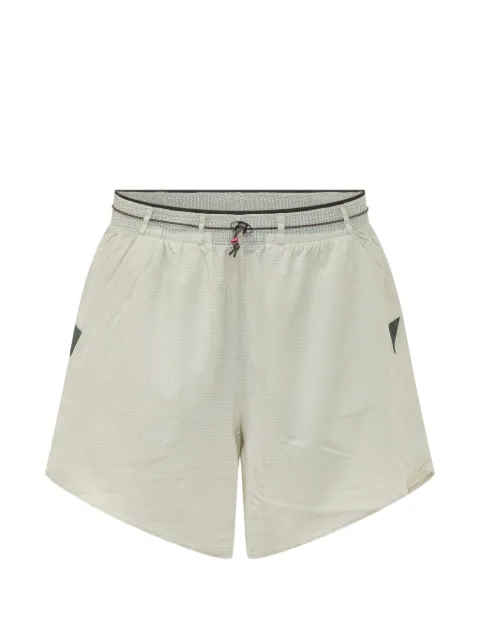 Klättermusen Diser grid-pattern shorts