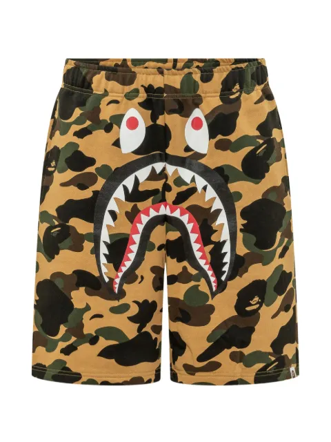 A BATHING APE® 1st Camo Shark camouflage shorts