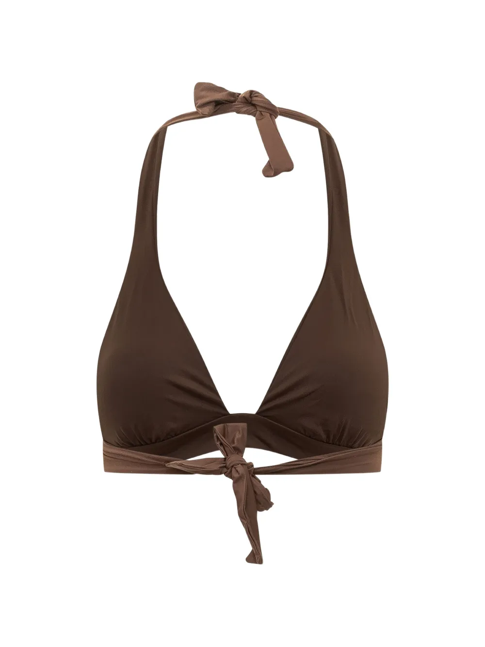 Sundek Olivia bikinitop met halternek Bruin