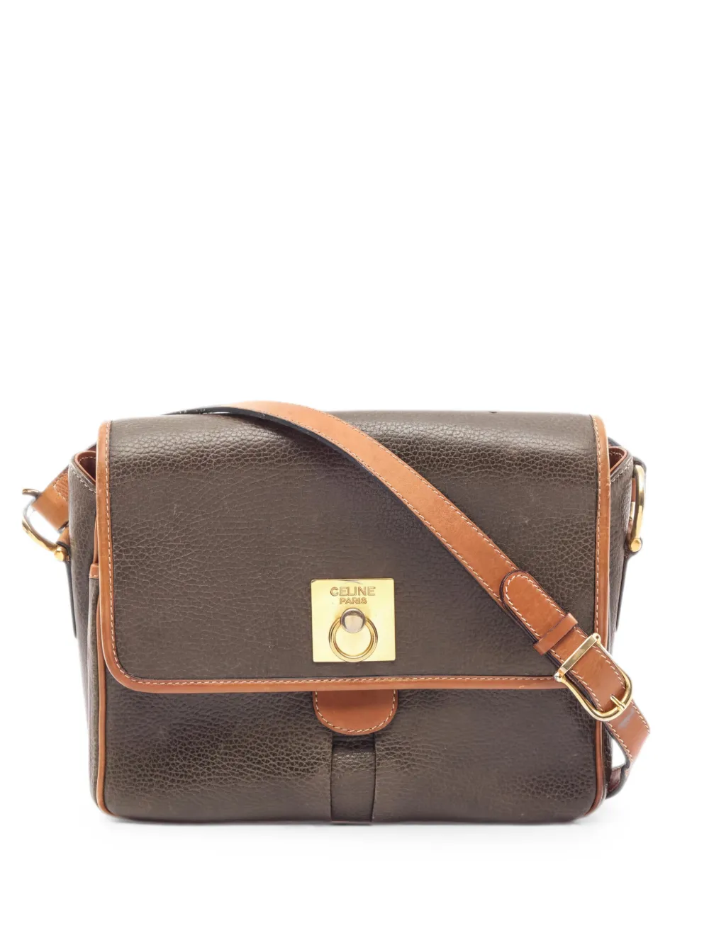 Celine Pre-Owned Borsa a tracolla Gancini anni 2000 - Verde