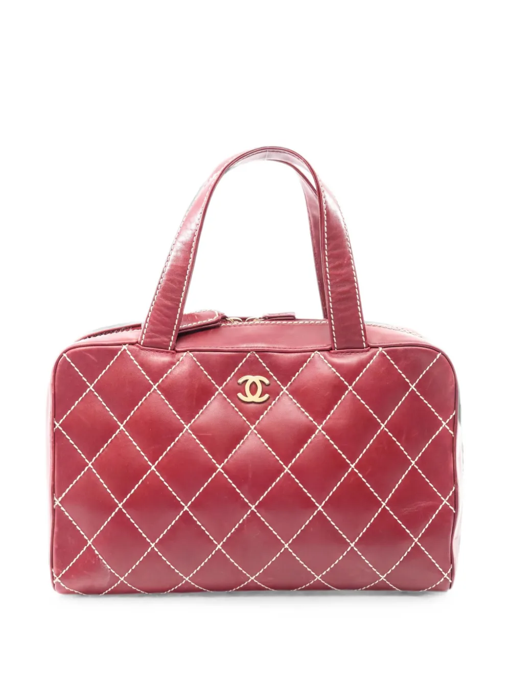 CHANEL Pre-Owned 2002-2003 Wild Stitch handbag - Rosso