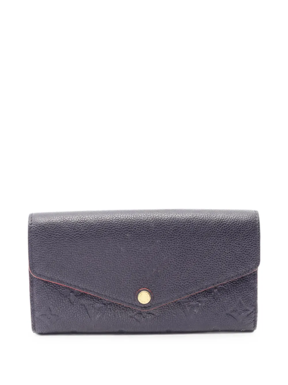 Louis Vuitton Pre-Owned Portafoglio Sarah in pelle Empreinte con monogramma 2021 - Blu