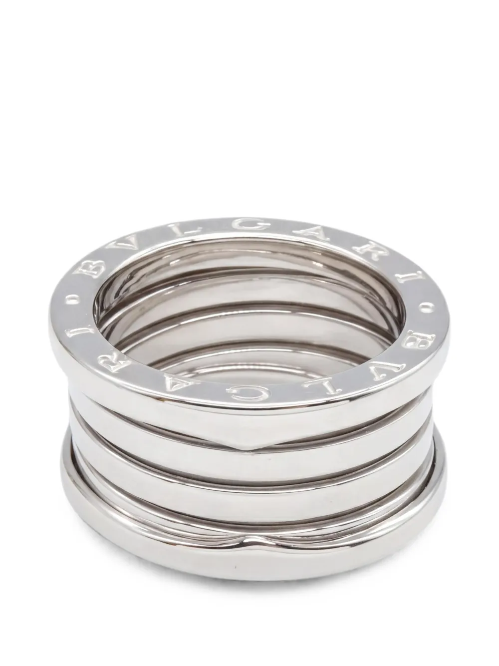 Bvlgari Pre-Owned 2010s B-zero1 four-band ring - Argento