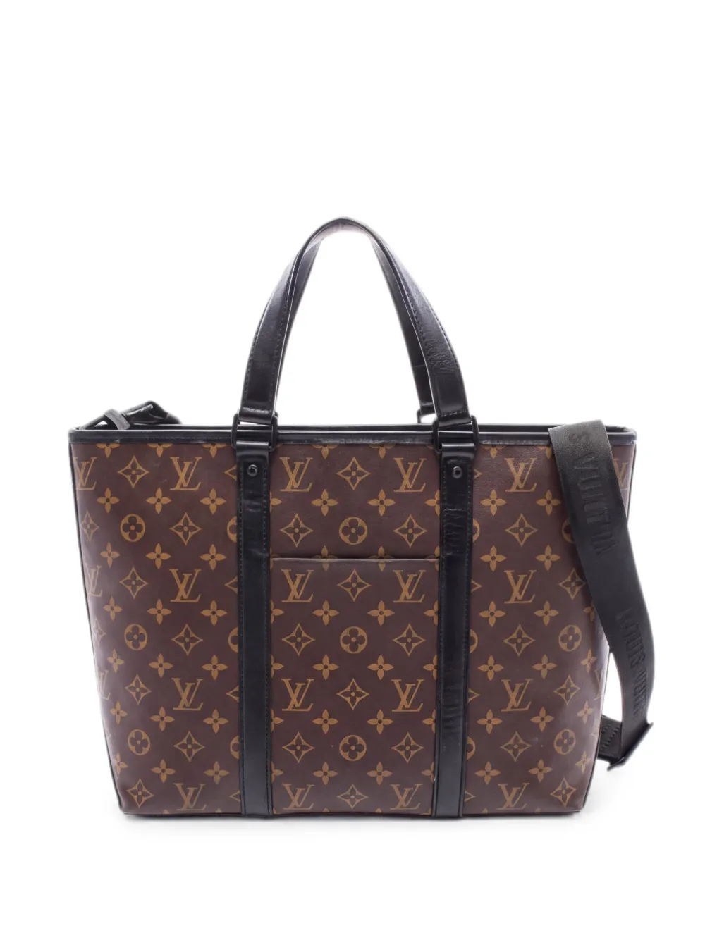 Louis Vuitton Pre-Owned 2010s Monogram Macassar Weekend Tote PM tote bag - Braun