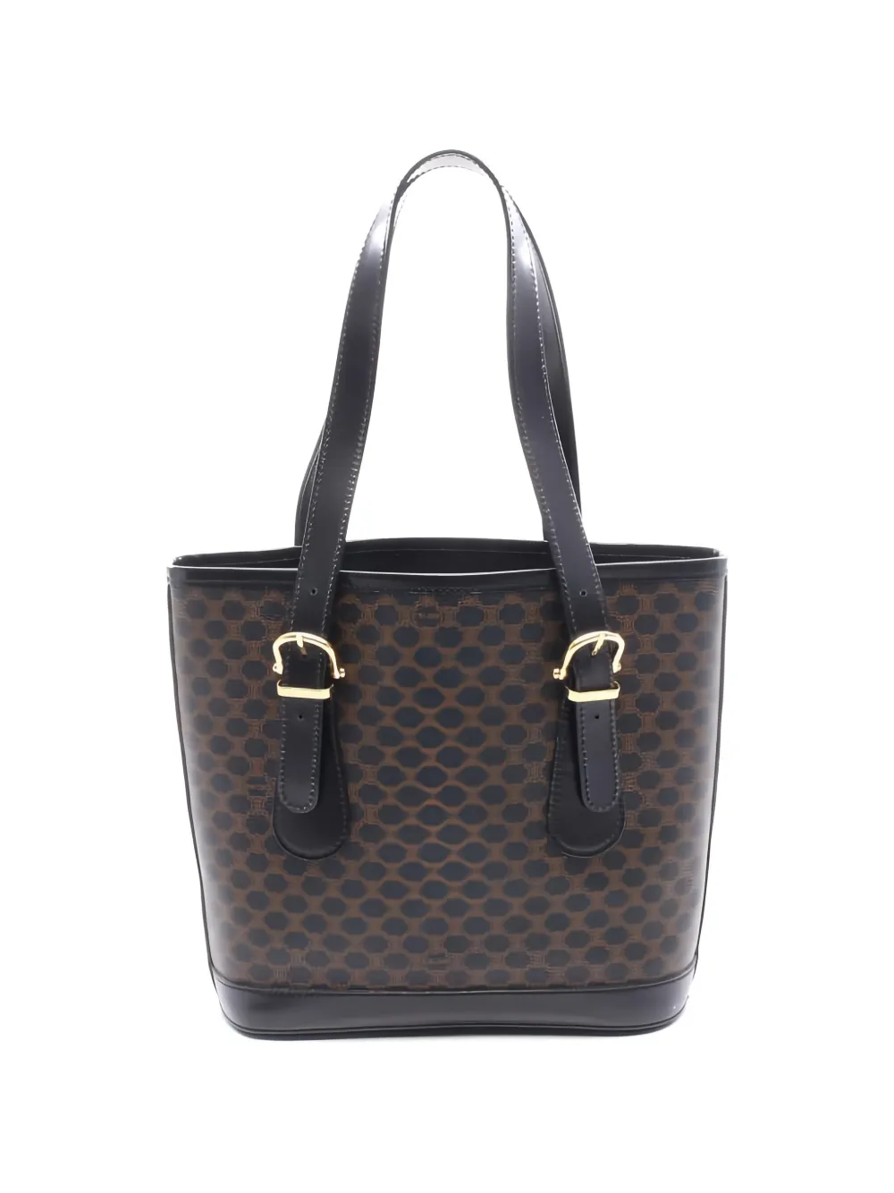 Celine Pre-Owned 2010s Macadam tote bag - Marrone