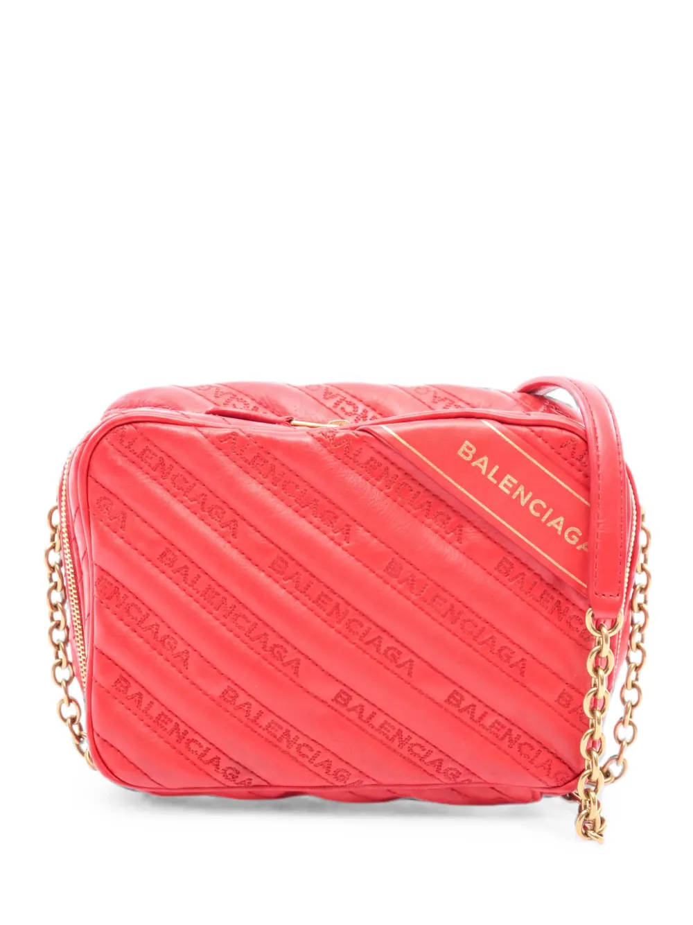 Balenciaga Pre-Owned Borsa a spalla Blanket Reporter anni 2000 - Rosso