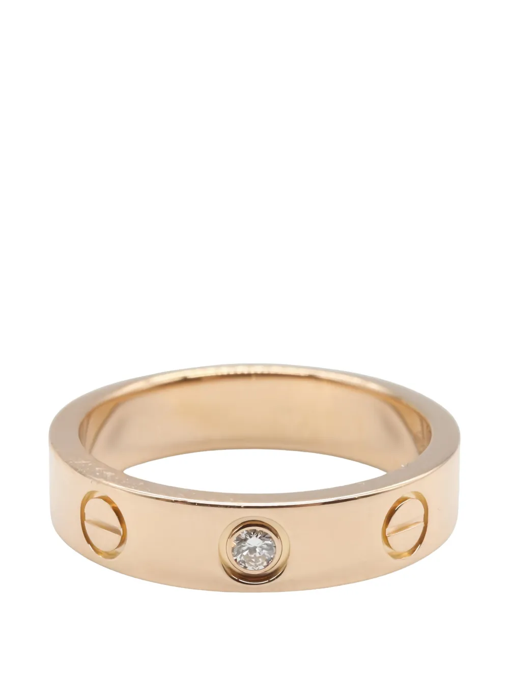 Cartier Anello Love con diamanti - Rosa