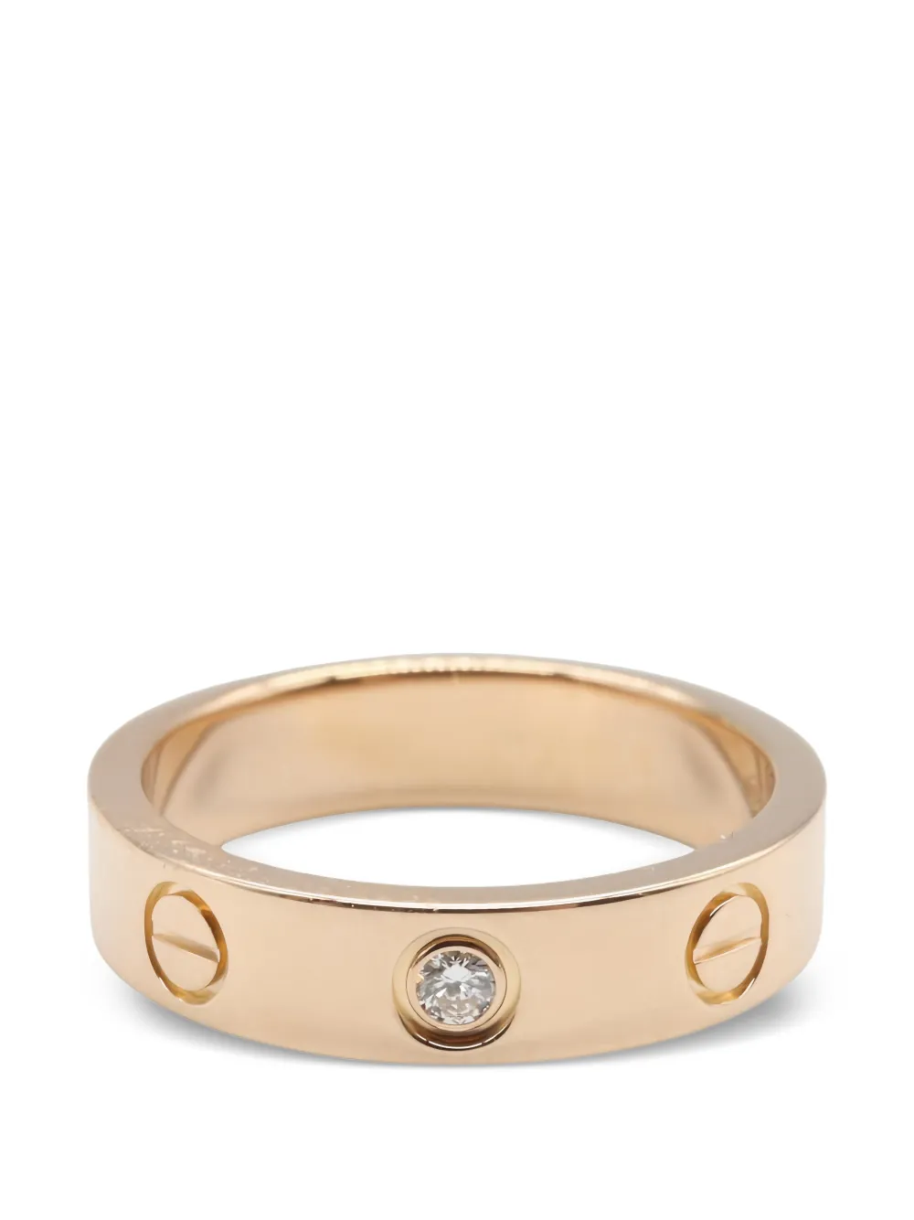 Cartier Anello Love con diamanti - Rosa