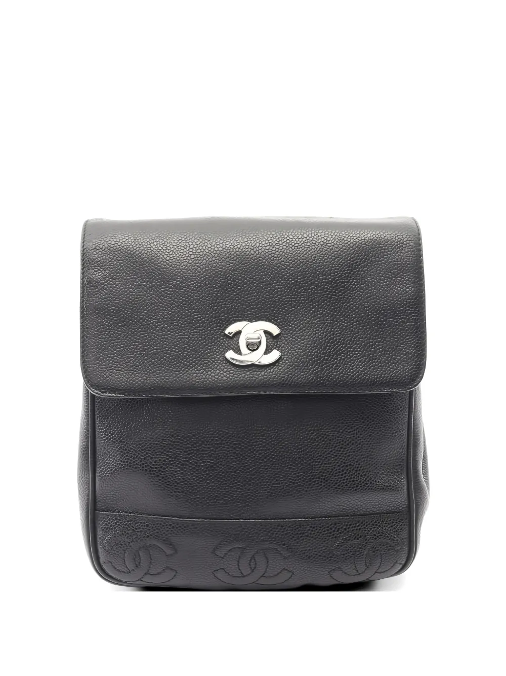 CHANEL Pre-Owned 1996-1997 Caviar skin backpack - Nero
