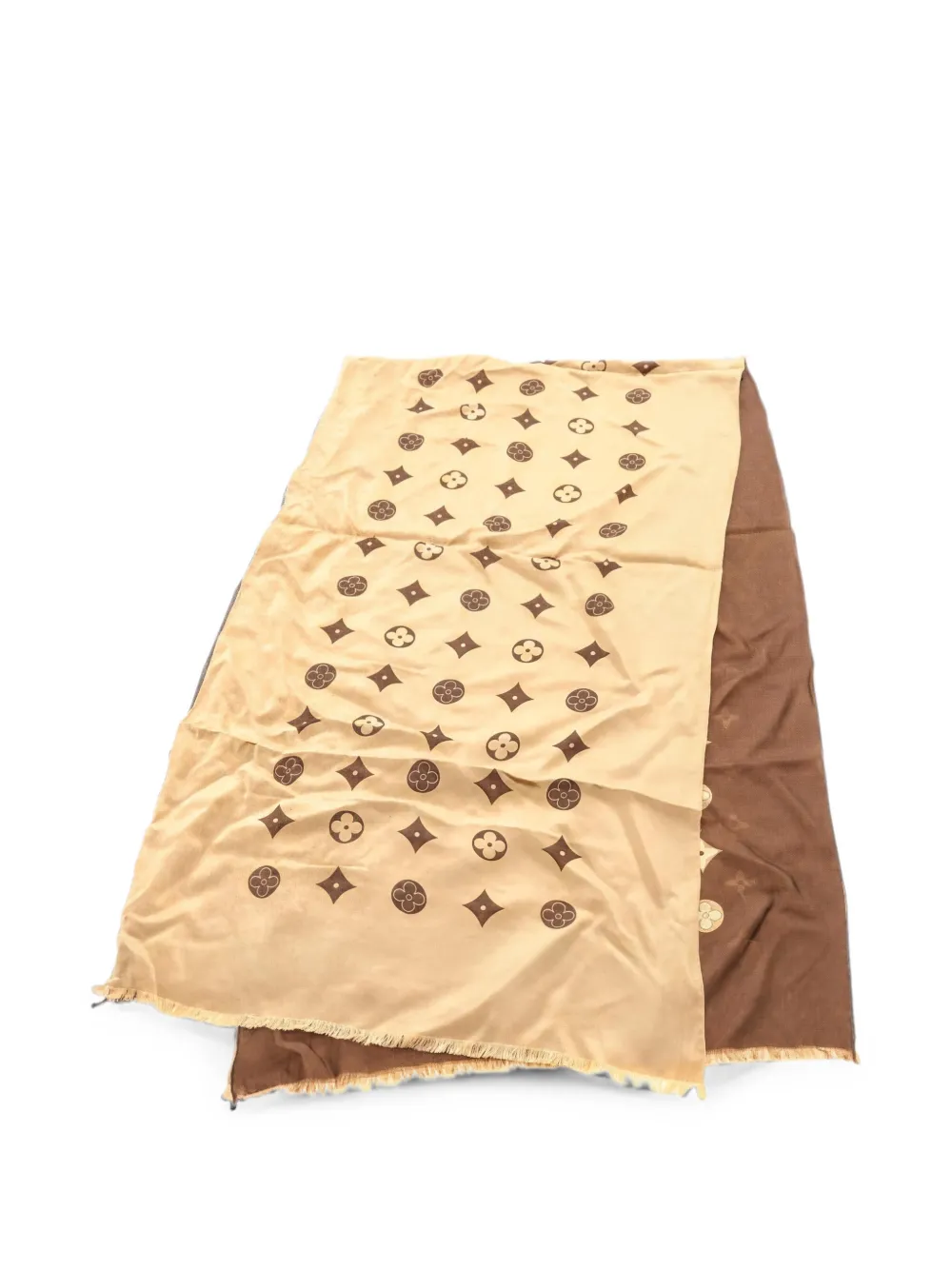 Louis Vuitton Pre-Owned Foulard con monogramma - Toni neutri